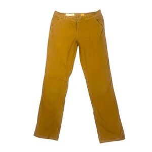 Pilcro and Letterpress Anthropolie Straight Leg Pants in Mustard Size 28